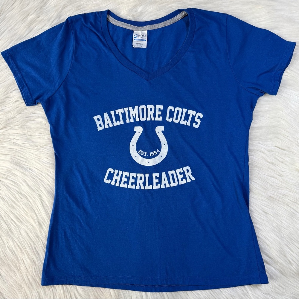 Rare Throwback Vintage Baltimore Colts Cheerleader Shirt